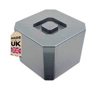 Chabrias Ltd 6 Litre Silver Octagonal & Double Walled Insulation Ice Bucket With Lid