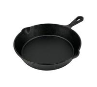 Chabrias Ltd 8"/20cm Round Pre-Seasoned Cast Iron Skillet Frying Pans Non Stick Cookware for Indoor & Outdoor Use - Works on Grill, Oven, Stovetop & Induction