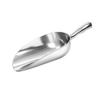 Chabrias Ltd 85oz Aluminium Metal Food Scoop - Extra Large Heavy Duty Bulk Scoops for Grain, Flour Bins, Rice, Dry Goods & Pet Food Storage - Commercial Kitchen Ingredient Scoops