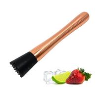 Chabrias Ltd Bar Copper Muddler, Bar Spoon, Stainless Steel Copper Finish, Cocktail Muddler, Bar Spoon, Cocktail Accessories, Cocktail Tools, Bar Tools, Fruit Masher, Ice Crusher