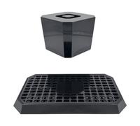 Chabrias Ltd Black Ice Bucket & Drip Tray Kit Bar Home Pub Accessories Uk Made