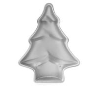 Chabrias Ltd Christmas Tree Tin - Professional Silver Aluminium Bakeware, Cake Mould for Christmas Baking, UK Made