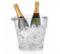 Chabrias Ltd Clear Acrylic Double Wine & Champagne Cooler Large Party Ice Bucket