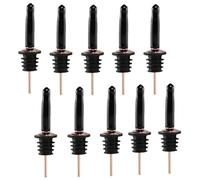 Chabrias Ltd Copper 12 Pack with Caps Fast Free Flow Liquor Spirits Pourer Speed Pourers Wine Bottle Spirits Pourers Tapered Spout for Olive Oil Coffee Syrup Vinegar Bottles