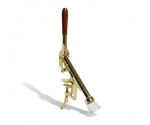 Chabrias Ltd Counter Mount Wine Cork Remover in Solid Brass - Professional Lever Corkscrew for Bar, Restaurant or Home Use, Polished Finish, Fits Counters up to 1¾ Inches