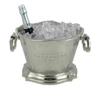 Chabrias Ltd Deluxe 8 Litre Vintage Champagne Ice Bucket "cuvée De Prestige Champagne" Felt Base, Scalloped Handles, Events, Parties & Weddings
