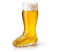 Chabrias Ltd Football Boot Beer Glass 300ml - Perfect for World Cup - Novelty Rugby Boot Mug, Gift for Football Fans, Match Day Beer Glass for Lager, Cider, Ale, Soft Drinks, BBQs, Parties & Home Bars