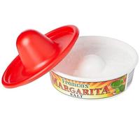 Chabrias Ltd Franco's Margarita Tequila Salt Hatpack - 6.25oz/177g Glass Rimmer Set with Lime Juice Lid and Salt Storage Base for Authentic Mexican Margaritas & Tequila Shots (1)