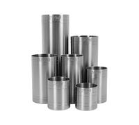 Chabrias Ltd Full Set 25-250ml Premium Stainless Steel Silver Thimble Measure Barware Professional Spirit Measuring Cups, Home Bars, Cocktail Stations & Bartenders, CE Marked