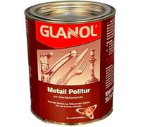 Chabrias Ltd GLANOL WENOL Metal Polish 1 x 1000ml tin - Heavy Duty Metal Cleaner and Surface Protection Polish for Brass Copper Silver Chrome Stainless Steel and Gold Shine Restoration
