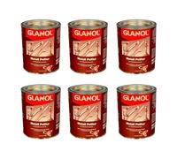 Chabrias Ltd GLANOL WENOL Metal Polish 6 x 1000ml tins - Heavy Duty Metal Cleaner and Surface Protection Polish for Brass Copper Silver Chrome Stainless Steel and Gold Shine Restoration