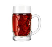 Chabrias Ltd Mini German Beer Stein Shot Glasses - Made in Italy - 55ml Oktoberfest Beer Tasting Glasses, Bavarian Dimpled Mini Tankard Mugs, Schnapps Tequila Whiskey Shots, Made in Italy