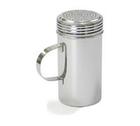 Chabrias Ltd Premium 16oz Stainless Steel Flour & Sugar Dredger Shaker (450 ml) - Fine-Mesh Screw-Top Dusting Shaker for Icing Sugar, Mince Pies & Cappuccino - Dishwasher-Safe (1, 16oz)