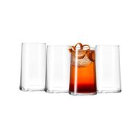 Chabrias Ltd Premium 420ml 4 Pack Highball Glass Drinking Glass, Cocktails, Whisky, Rum, Gin, Spirits, Cocktails, Bourbon, Rocks, Liquor, Parties