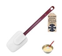 Chabrias Ltd Professional 16" Silicone Spoonula, Spatula Scraper, Heat Resistant to 260°, Non-Stick Safe Cooking Utensil for Baking, Mixing, Stirring, and Scraping, Silicone Kitchen Utensils