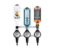 Chabrias Ltd Professional 35Ml 3 Bottle Optics For Spirits - Uk Made, Bar Bottle Optics, Shots Measure, Wall Bracket