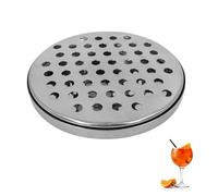 Chabrias Ltd Round Premium Stainless Steel Drip Tray 14.1cm Durable Bar Spirit Measure Drainer Tray for Pubs, Home Bars & Kitchens - Easy to Clean, Sleek Design, Professional Barware