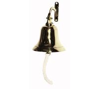 Chabrias Ltd Ships Bell Pub Last Orders Bell - 4 Inch Wall Mountable Bar Bell, Compact Brass Finish, Loud Clear Ring, Ideal for Pubs, Home Bars, Restaurants & Nautical Décor
