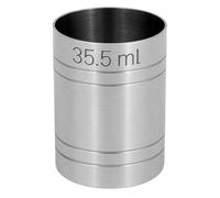 Chabrias Ltd Single 35.5ml Premium Stainless Steel Silver Thimble Measure Barware Professional Spirit Measuring Cups, Home Bars, Cocktail Stations & Bartenders, CE Marked