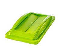Chabrias Ltd Slim Bin Swing Lid Lime Green - UK Made Colour Coded Recycling Lids for Slimline Bins | Durable, Easy Fit | for Waste Segregation Waste Management Systems