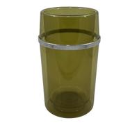 Chabrias Ltd Smoked Acrylic Wine Cooler - Double Wall Insulated Bottle Cooler for Wine, Champagne, Tabletop, Parties, BBQs - Elegant Bottle Chiller Keeps Drinks Cold, Made in UK