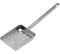 Chabrias Ltd Stainless Steel Chip Scoop - 105 x 86 Handle, 145mm | Perforated Design for Drainage | Dishwasher Safe | Secure Serving for Chips, French Fries, Fish