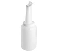 Chabrias Ltd Store & Pour - Ultimate Save and Serve Flair Bottle Pourer - Ideal Cocktail Pourer and Drinks Storage Solution (White, 2 Litre)
