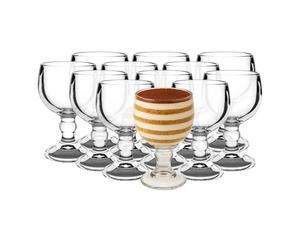 Chabrias Ltd Weiss Beer Goblet 12 Pack - 18oz / 510ml Stemmed Beer Glasses | 51 elgian Ale Goblets, Crystal-Clear Barware Glass Set for Beer, Cocktails & Entertaining