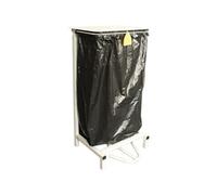 Chabrias Ltd White Metal Free-Standing Sack Holder & School Bin Hygienic Waste Holder