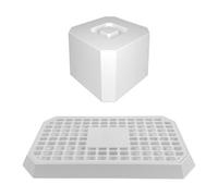 Chabrias Ltd White Uni Bar Plastic Drip Tray & Octagonal Ice Bucket