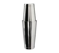 Chabrias Premium Boston Mezclar Shaker Weighted Tin on Tin Stainless Steel Professional Cocktail Shaker Tins - 28oz & 18oz - Ideal for Bartending and Cocktail Making