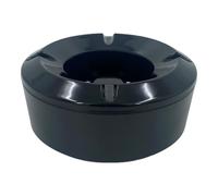 Chabrias Windproof Ashtray Black Melamine 5.75" - Durable Cigarette Ashtray for Pubs and Homes (1)