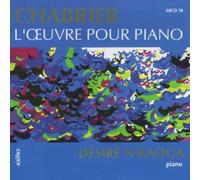 Chabrier: Piano Works