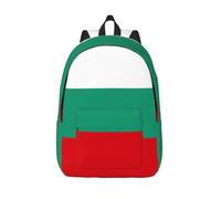 CHAbu Bulgarian Flag Canvas Backpack Book Bag Large Capacity Classic Fashion College Work Travel