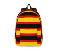 CHAbu German Flag Canvas Backpack Book Bag Large Capacity Classic Fashion College Work Travel