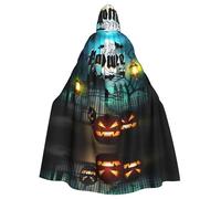 CHAbu Owl Pumpkin Happy Halloween Hooded Cloak Cosplay Costume Cape Grim Reaper Witch Vampires Devil Masquerade Party Fancy Dress