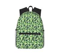 CHAbu Palm Tree Green Leaves Casual Backpack Daily Rucksack Lightweight Classic College Travel Outdoor