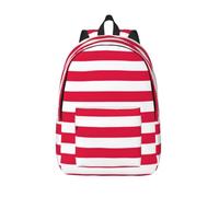 CHAbu Polish Flag Canvas Backpack Book Bag Large Capacity Classic Fashion College Work Travel