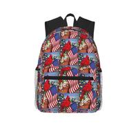 CHAbu Purple Morning Glory Casual Backpack Daily Rucksack Lightweight Classic College Travel Outdoor