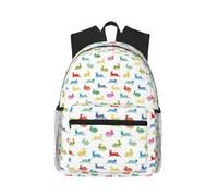 CHAbu Rabbits In Different Poses Jumping Running Casual Backpack Daily Rucksack Lightweight Classic College Travel Outdoor