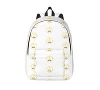 CHAbu Rhode Island State Flag Canvas Backpack Book Bag Large Capacity Classic Fashion College Work Travel