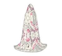 CHAbu Romantic Paris Eiffel Tower Bycicle. Hooded Cape For Teenagers Long Robe Cloak Medieval Cosplay Party Carnival Dress Up Accessories
