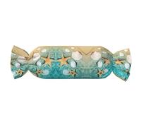 CHAbu Sea Shell Starfish Candy Cylindrical Pillow Comfortable Roll Pillow Soft Durable Home Decor Head Neck Back Support