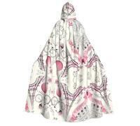 CHAbu The Eiffel Tower And A Bicycle Adult Hooded Cloak Unisex Robe Cape Vampire Witch Parties Stage Cosplay Carnival Costumes