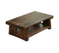 Chabudai Folding Small Coffee Table - Low Tea Table for Sitting on the Floor - Meditation Table Tatami Table Low Table