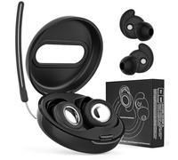 CHACHA Earplugs for Sleeping, 25dB Noise Cancellation, Soft Silicone Earplugs for Travel, Concert, Focus, Essential Travel Essentials for Hearing Protection, Black, One Size
