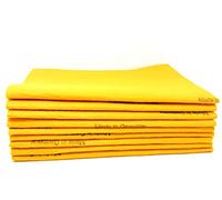 Chachlili 10 Pack Extra Large Original German Shammy Cloths Chamois Towels Super Absorbent for Pets, Parenting Tool Cleaning for Home and Commercial Use Wholesale Bulk (Orange)