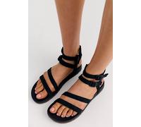 Chaco Lowdown Strappy High Sandals at Free People in Black, Size: US 8 - female