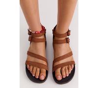Chaco Lowdown Strappy High Sandals at Free People in Nutshell, Size: US 7 - female