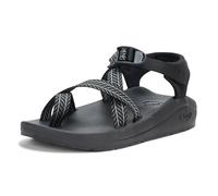 Chaco Men's Cushz Toe-Loop Sandal, Frond Black, 6 UK